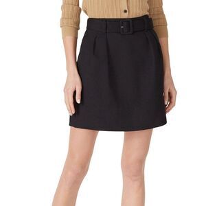 Club Monaco Charcoal Gray Pleated Mini Skirt 4